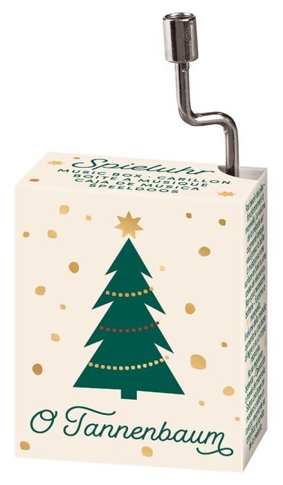 Mini Spieluhr mit O Tannenbaum für die Adventszeit
