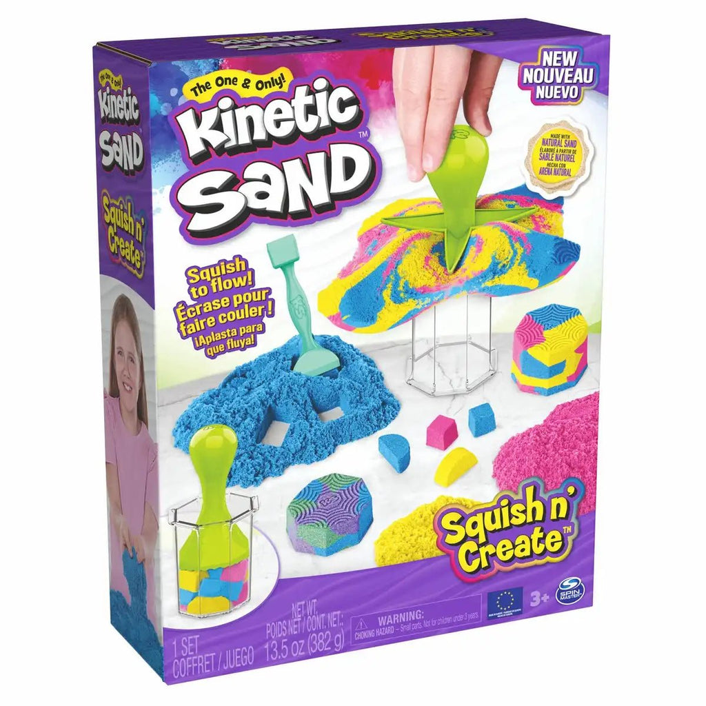 Spin Master Kinetic Sand Kreativset Squish n’ Create