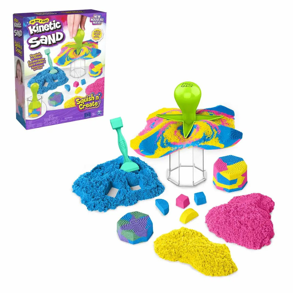 Kinetic Sand Squish n’ Create Spin Master Set