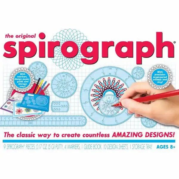 Spirograph Starterset BOTI Zeichenhilfe für Kinder ab 5 Jahren