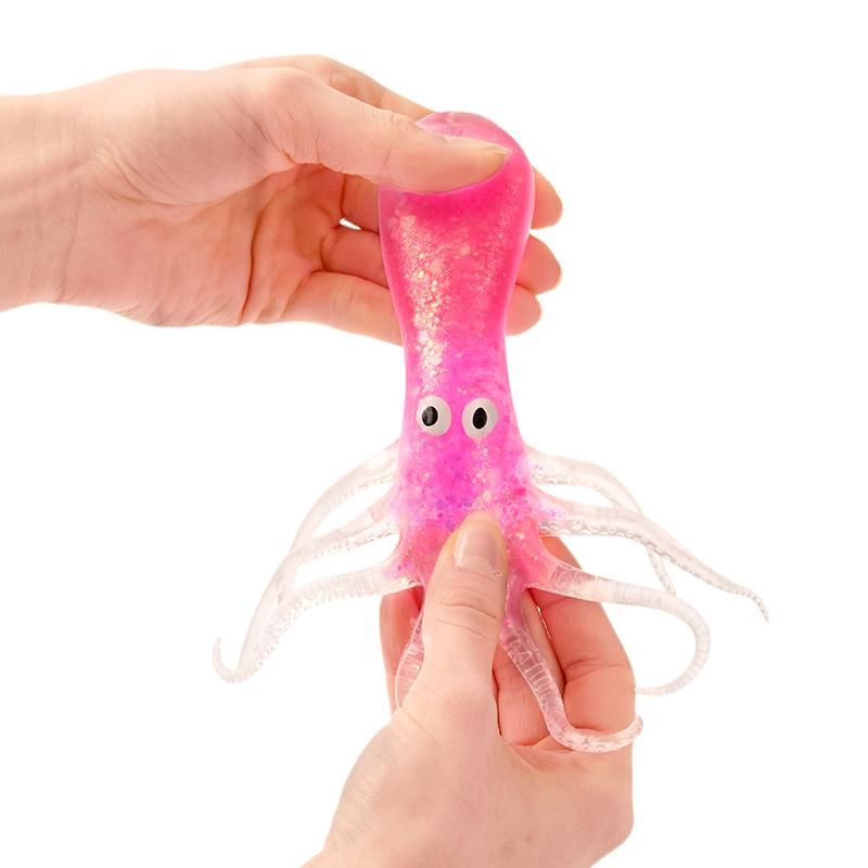 Squeezy - Glitzer Oktopus, 3 - fach sortiert - Trendhaus