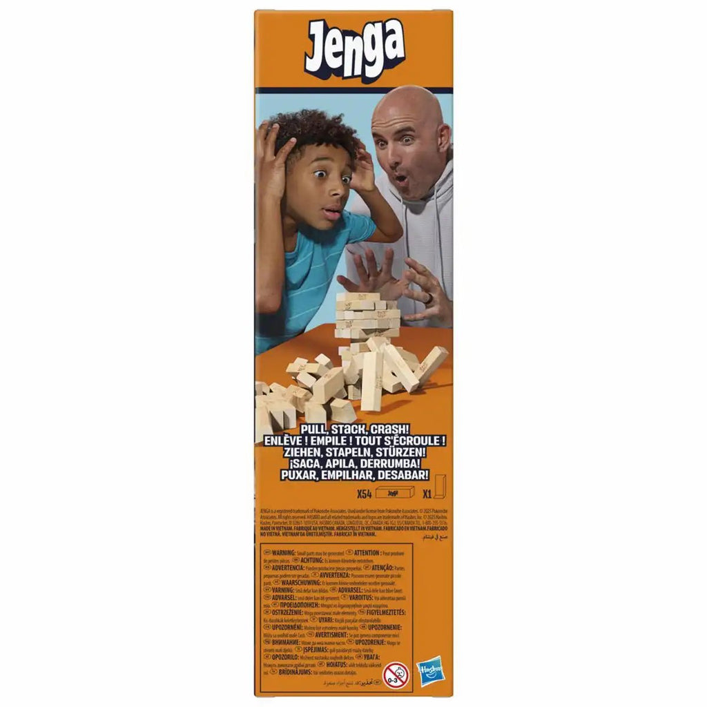 Jenga Refresh mit Web‑App Challenges ab 6 Jahren