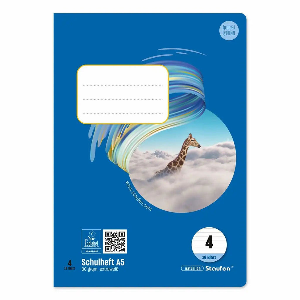 Staufen Schulheft Style Lineatur 4 DIN A5 liniert 16 Blatt
