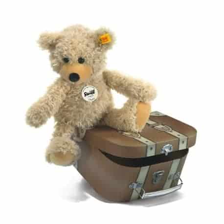 Steiff - Charly Schlenker Teddy 30cm beige im Koffer    - Steiff