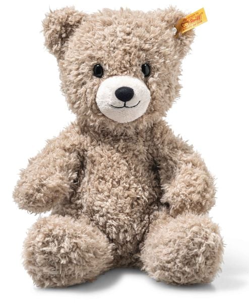 Steiff - Teddybär Caspar, mit Licht im Bauch, hellgrau/beige, 28 cm - Steiff