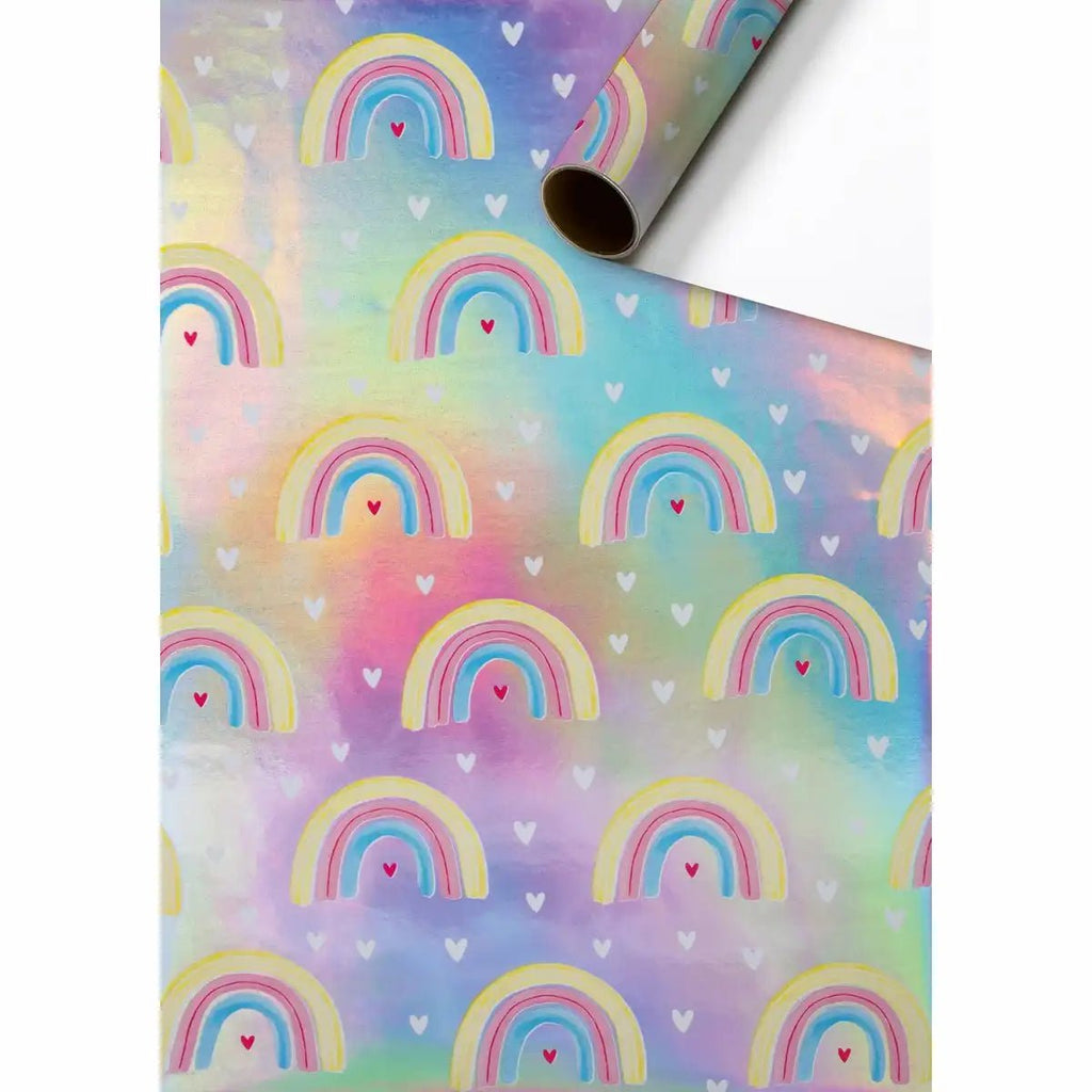 STEWO Geschenkpapier Chilly hellgelb 70x150 cm Hologramm
