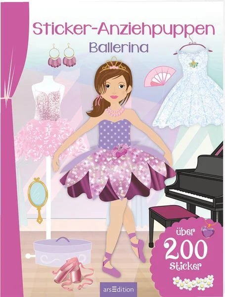 Sticker - Anziehpuppen – Ballerina - Ars Edition