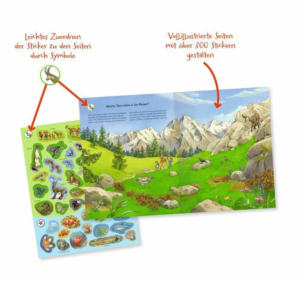 Sticker Heft: Tiere der Welt - Ravensburger