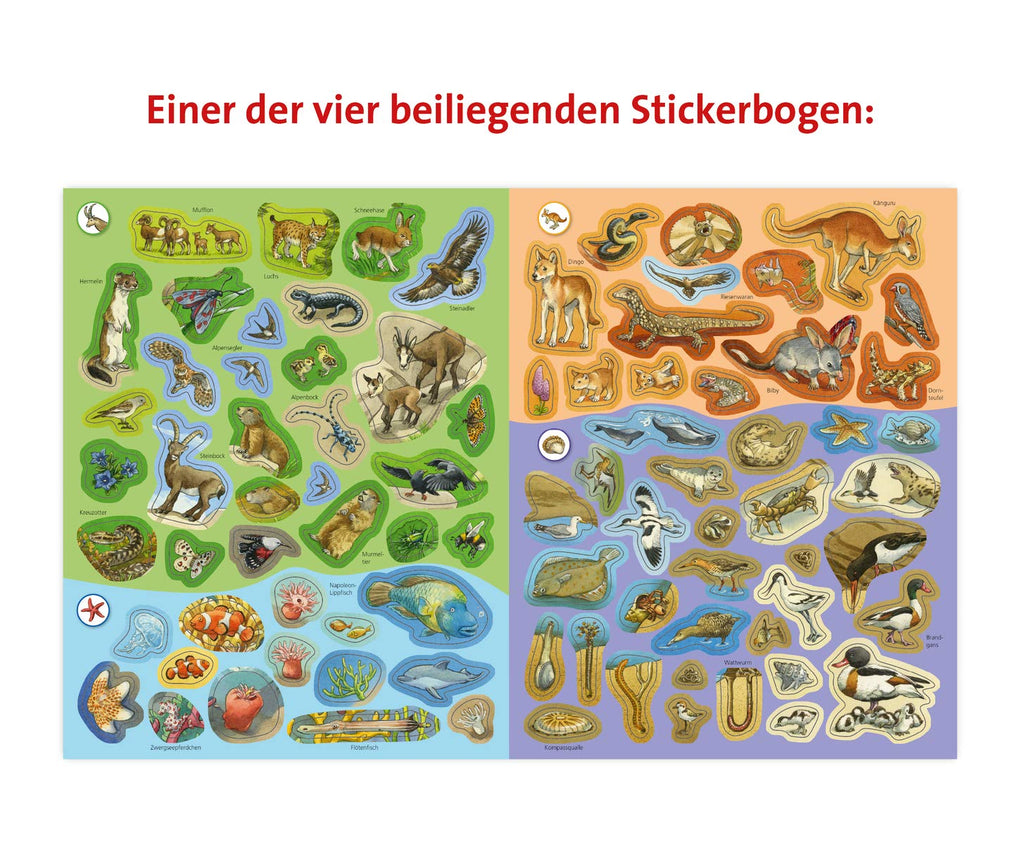 Sticker Heft: Tiere der Welt - Ravensburger