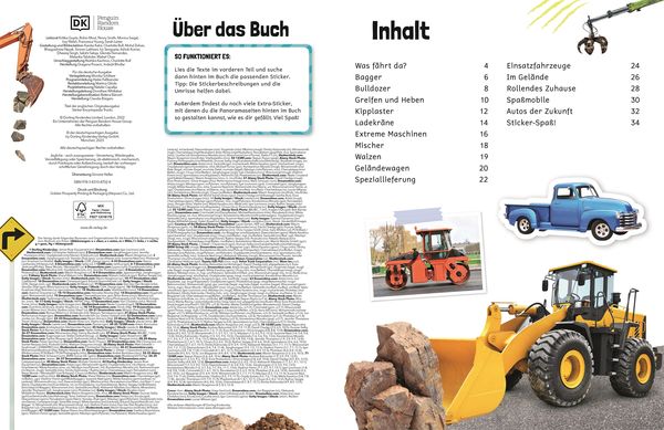 Sticker - Lexikon: Große Fahrzeuge - DK Verlag