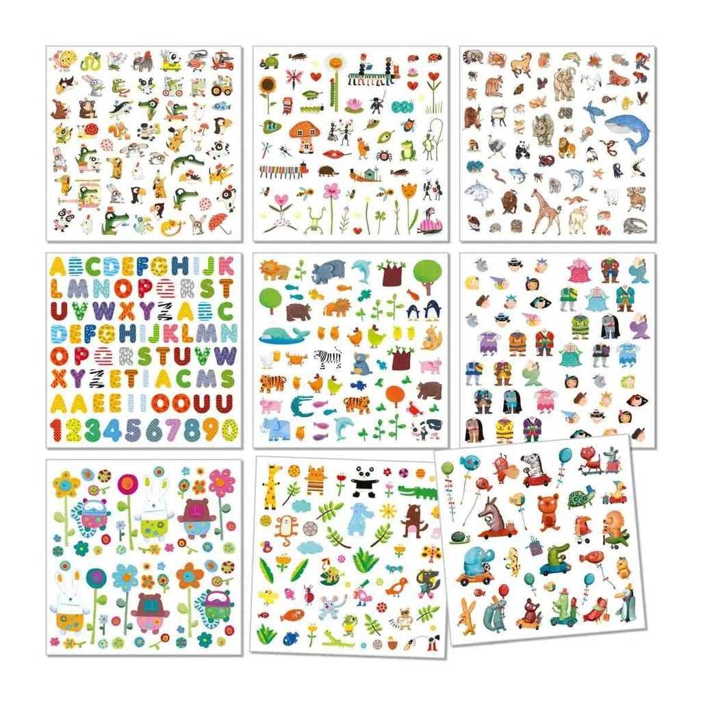 Stickerbögen: 1000 Sticker für die Kleine - Djeco