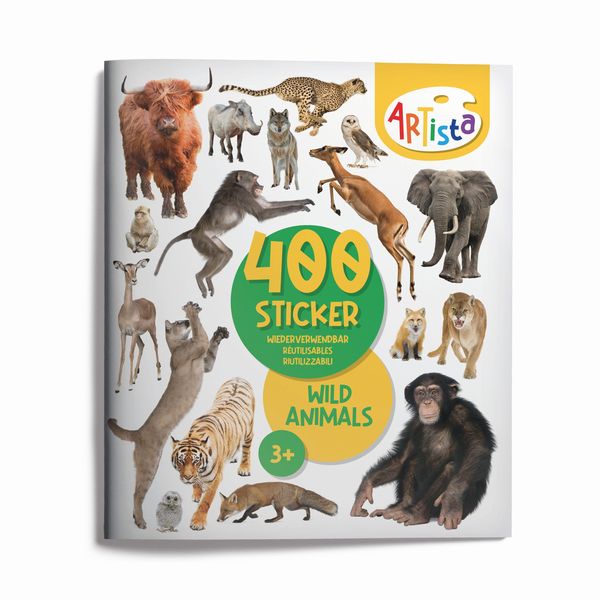 Stickerbuch Wildtiere - Carletto Artista