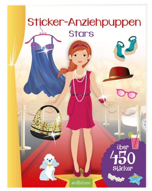 Stickerheft Anziehpuppen "Stars" - Ars Edition