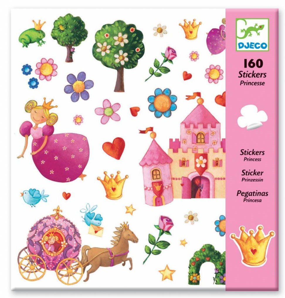 Stickerset - Prinzessin - Djeco