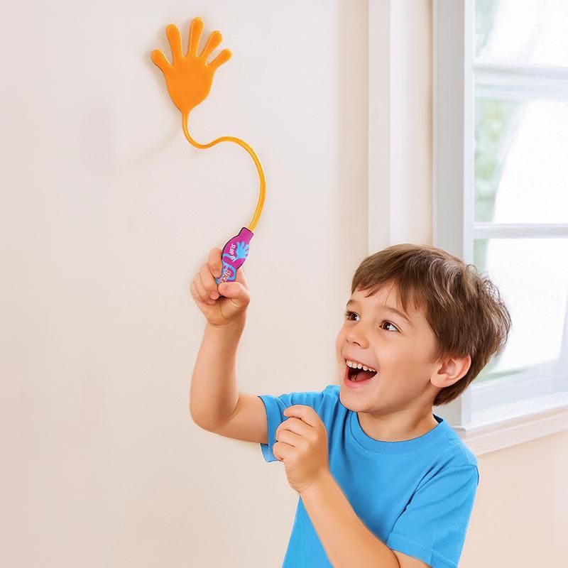 Sticky Klatschhand Trendhaus Spielzeug orange blau grün ab 4 Jahren
