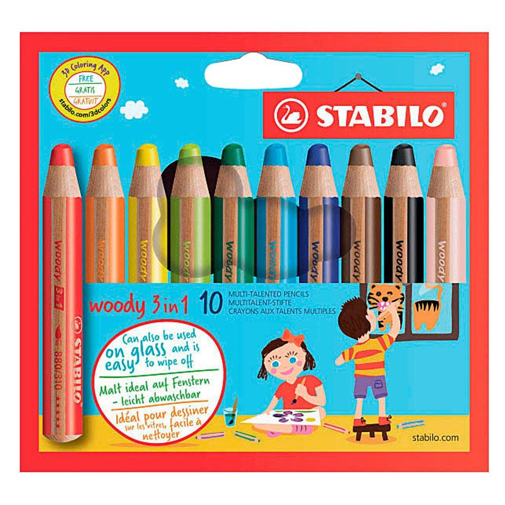 Stifte - Woody 3 in 1 - Stabilo