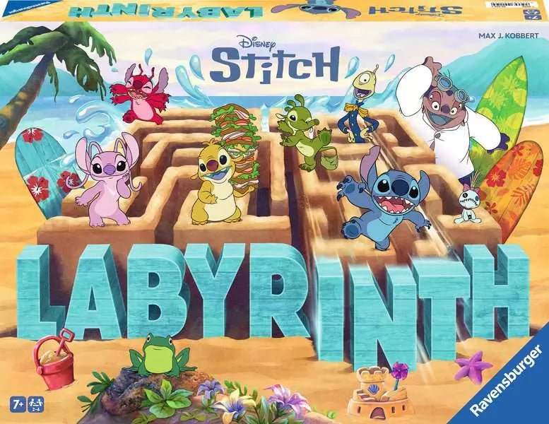 Stitch Labyrinth Brettspiel für Mädchen und Jungen ab 7
