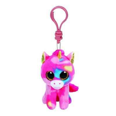 Stofftier Anhänger - Fantasia Einhorn multicolor Clip - TY