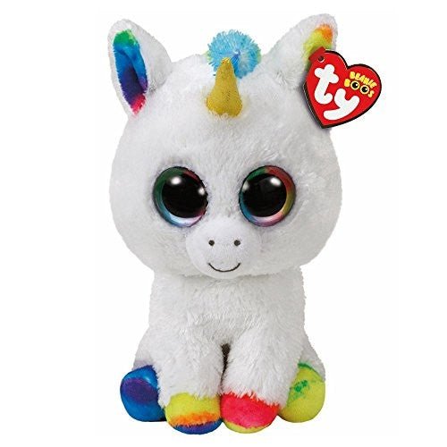 Stofftier Beanie Boos - Pixy Einhorn weiss 15cm - Ty