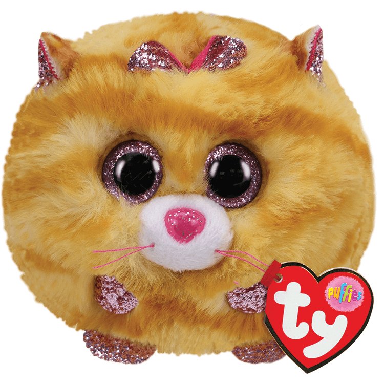 Stofftier Beanie Boos - Puffies Tabitha Katze 10cm - Ty