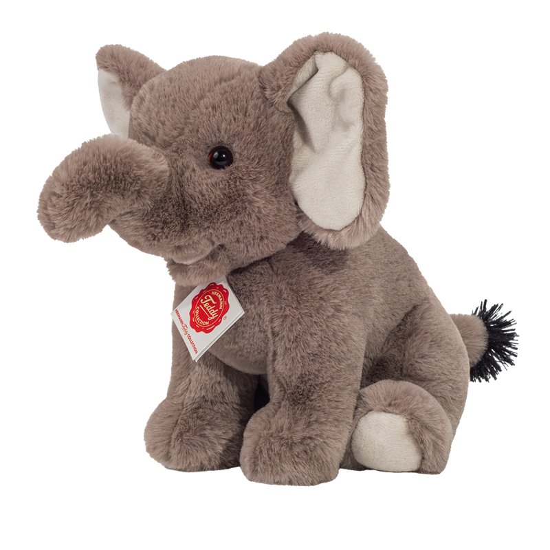 Stofftier - Elefant sitzend 25 cm - Hermann Teddy