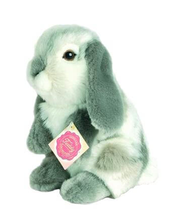 Stofftier - Hase hockend 3farbig sortiert , 19cm - Hermann Teddy