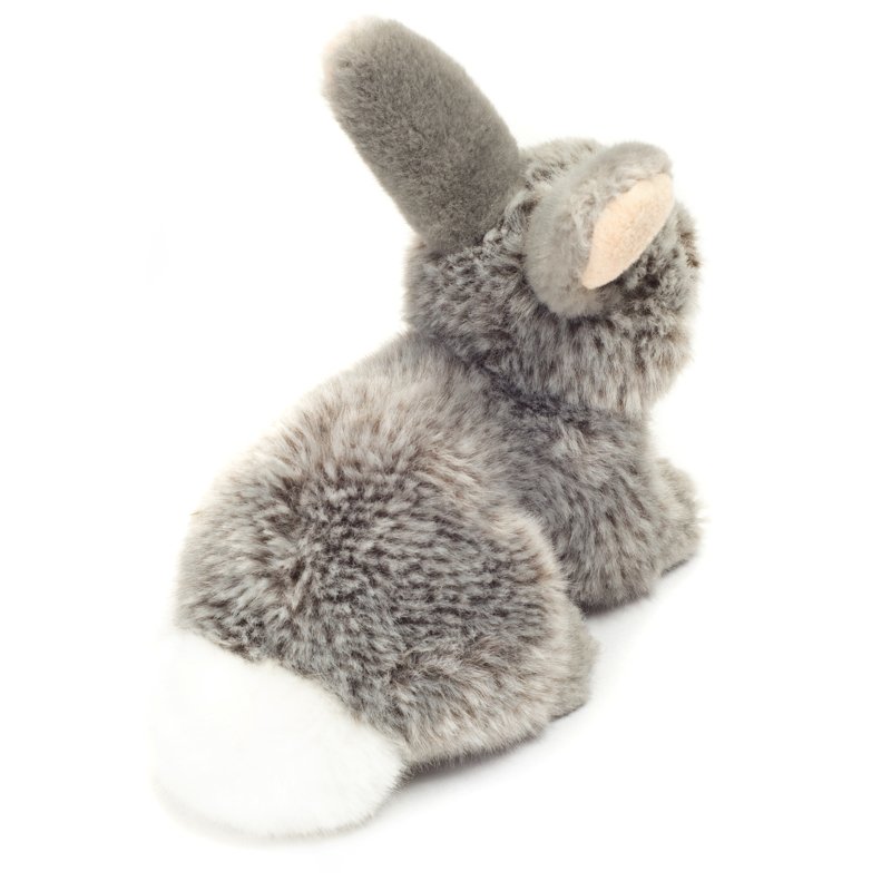 Stofftier - Hase sitzend grau 18 cm - Hermann Teddy