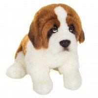 Stofftier - Hund Bernhardiner sitzend 25 cm - Hermann Teddy