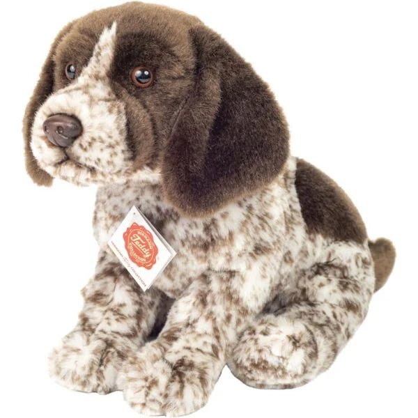 Stofftier - Hund - Deutsch Drahthaar Welpe sitzend, 30 cm - Hermann Teddy