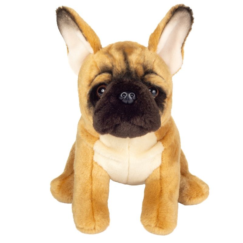 Stofftier - Hund - Französische Bulldogge sitzend, 27 cm - Hermann Teddy