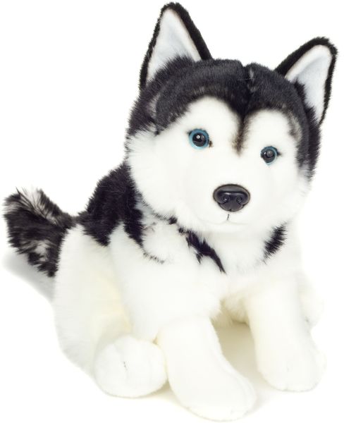 Stofftier - Husky sitzend 30 cm - Hermann Teddy