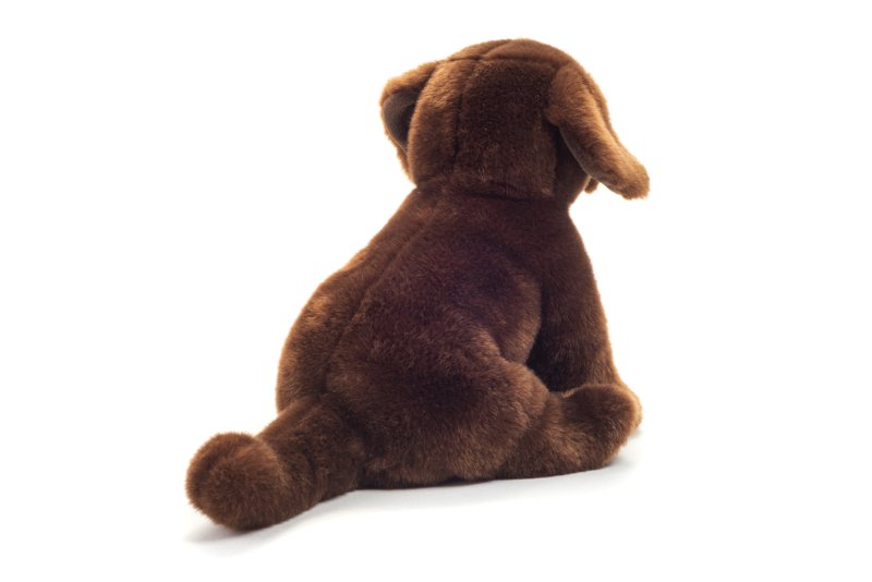 Stofftier - Labrador dunkelbraun, sitzend 25 cm - Hermann Teddy