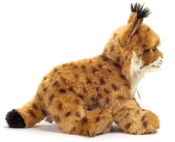 Stofftier - Luchs 26 cm Stofftiere Hermann Teddy RATZEKATZ SPIELZEUGLAND