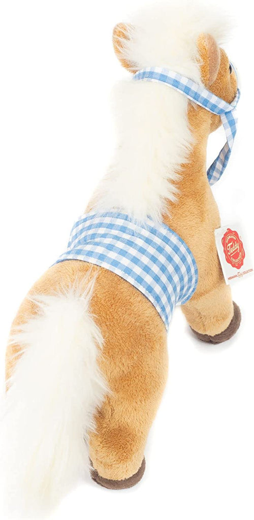 Stofftier - Pferd stehend mit Sattel 23cm    - Hermann Teddy