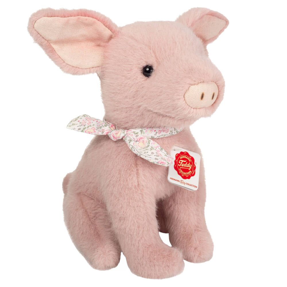 Stofftier - Schwein Audrey - sitzend, 23cm - Hermann Teddy