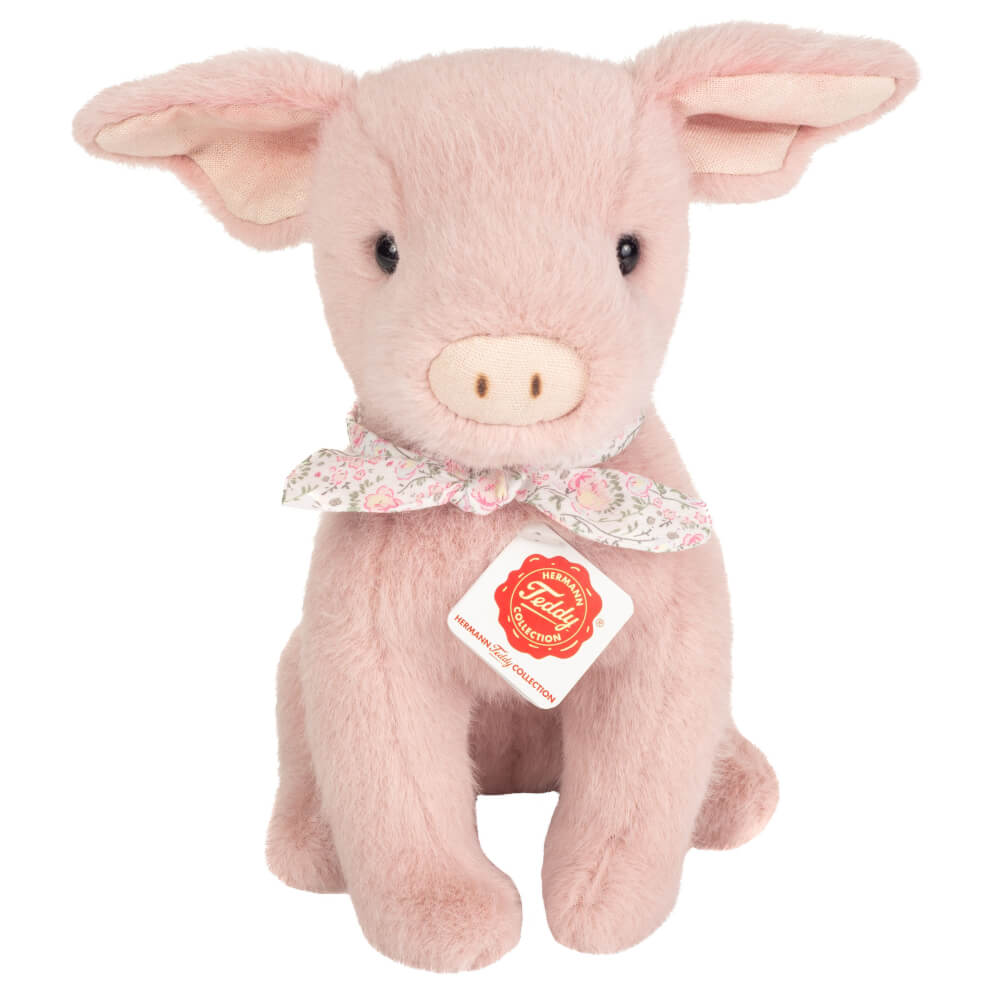 Stofftier - Schwein Audrey - sitzend, 23cm - Hermann Teddy