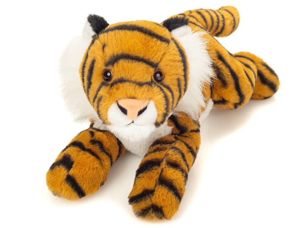 Tiger liegend 33 cm Plüschtier gestreift ab 18 Monaten

