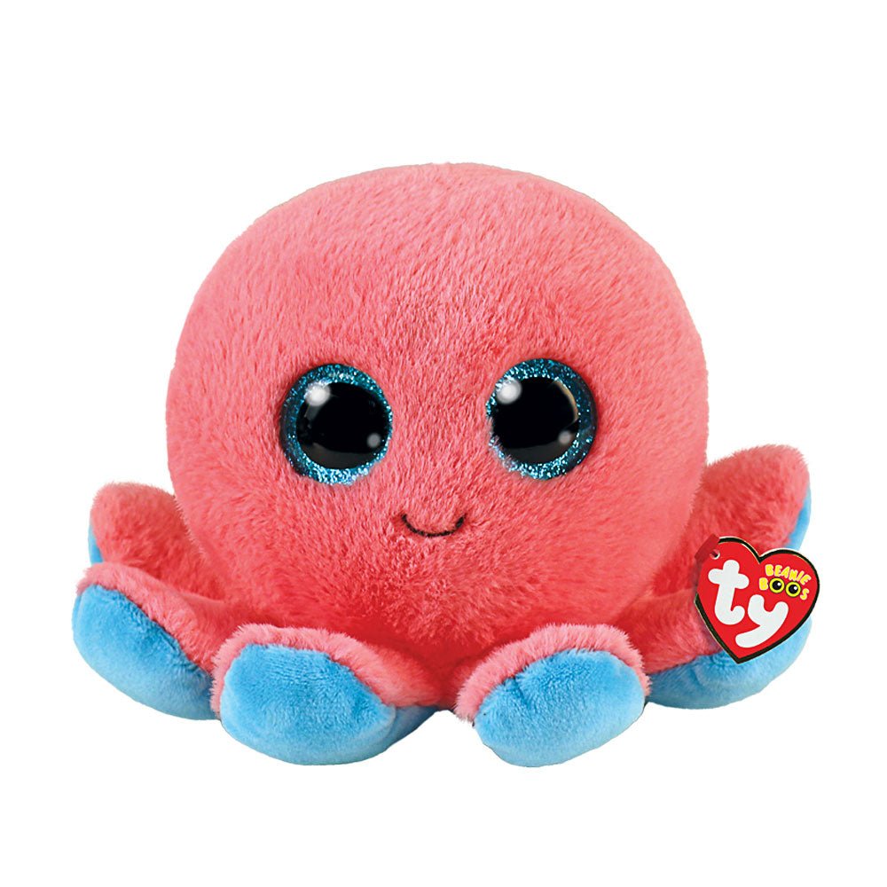 Stofftier TY Beanie Boos - Sheldon Octopus Boo 15cm - TY