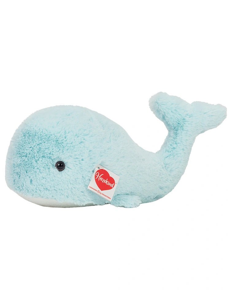 Stofftier - WALFISCH Shrimpy (30 cm) in hellblau - Hermann Teddy