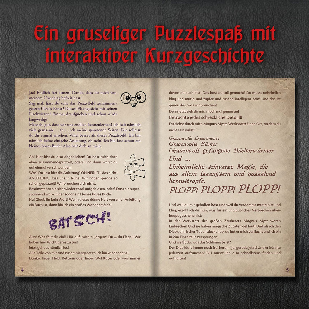 Story Puzzle: Das kleine Böse Puzzle - Kosmos