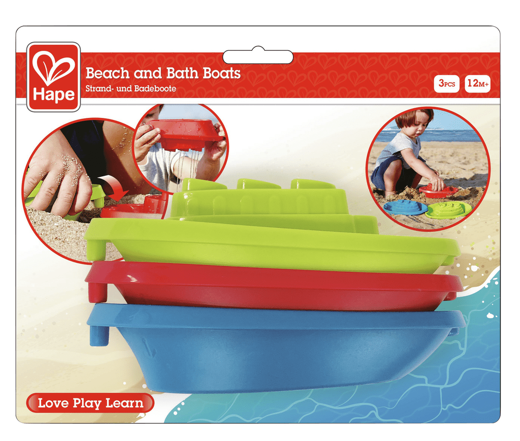 Hape Badeboote Strandspielzeug für Kinder ab 1 Jahr

