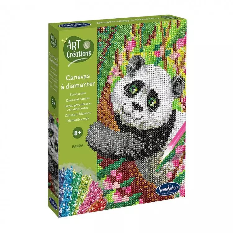 Strasssteinbild Panda Diamond Painting - Carletto