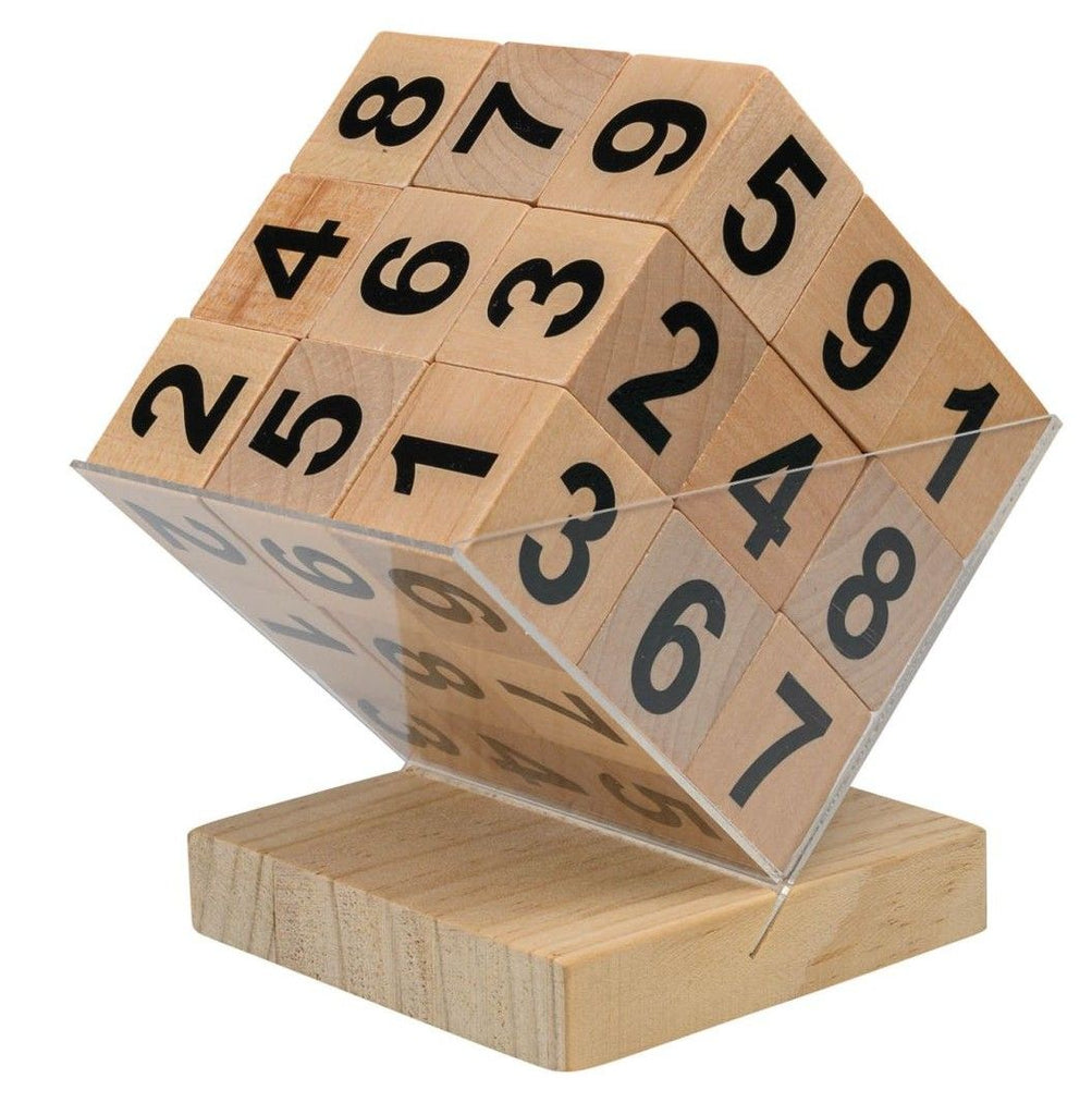 Sudoku Würfel mittlerer Schwierigkeitsgrad Philos Holzspielzeug ab 6 Jahren