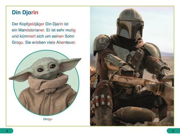 SUPERLESER Mandalorian Buch mit Silbenmethode ab 6 Jahren
