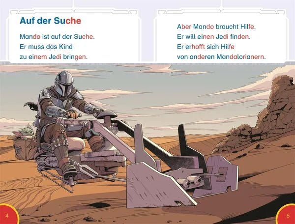 SUPERLESER Mandalorian Buch für Leseanfänger ab 6 Jahren
