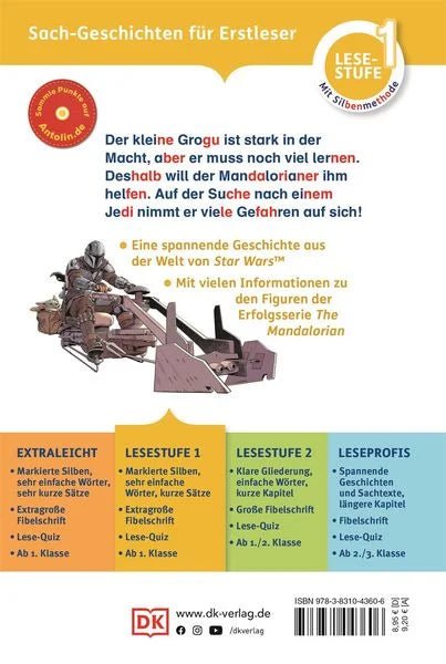 Star Wars Kinderbuch Grogu Baby Yoda Erstlesebuch Lesestufe 1
