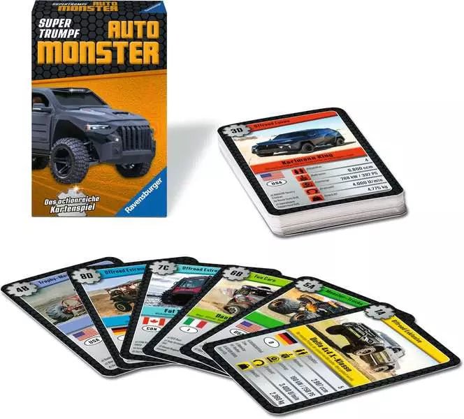 Supertrumpf Auto Monster Kartenspiel ab 7 Jahren Ravensburger

