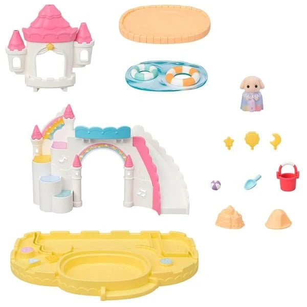 Sylvanian Families - Erlebniskindergarten Sandkasten und Pool mit FigurSpielfigurenEpochRATZEKATZ SPIELZEUGLAND