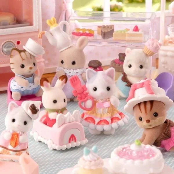 Sylvanian Families - Sammelfiguren Serie 13 Baby Kuchenparty - Epoch