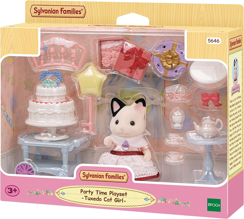 Sylvanian Families - Teatime Tuxedo Cat - Epoch